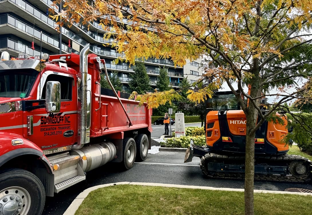 services d'excavation en montérégie
